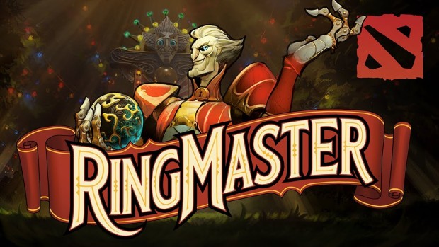 Dota 2 artwork for the newly announced hero Ringmaster