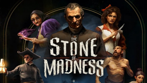 The Stone of Madness, official artwork and logo for the real-time tactics game