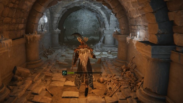 Elden Ring screenshot of a very repetitive crypt location